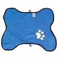 Dog Drying Bath Toalha azul para patas sujas para cachorro